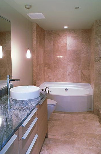 All-Tile Bathroom Design